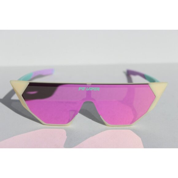 PIT VIPER The Passion Showroom Sunglasses Blue/White/Purple/Pink Revo NEW - Picture 3 of 11